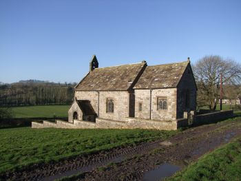 Ballidon Derbyshire All Saints exterior from the south east