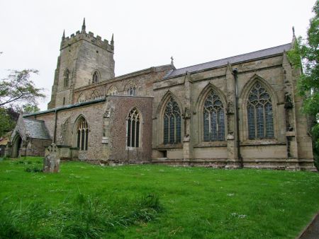 Claybrooke Parva Leicestershire St Peter exterior from south east